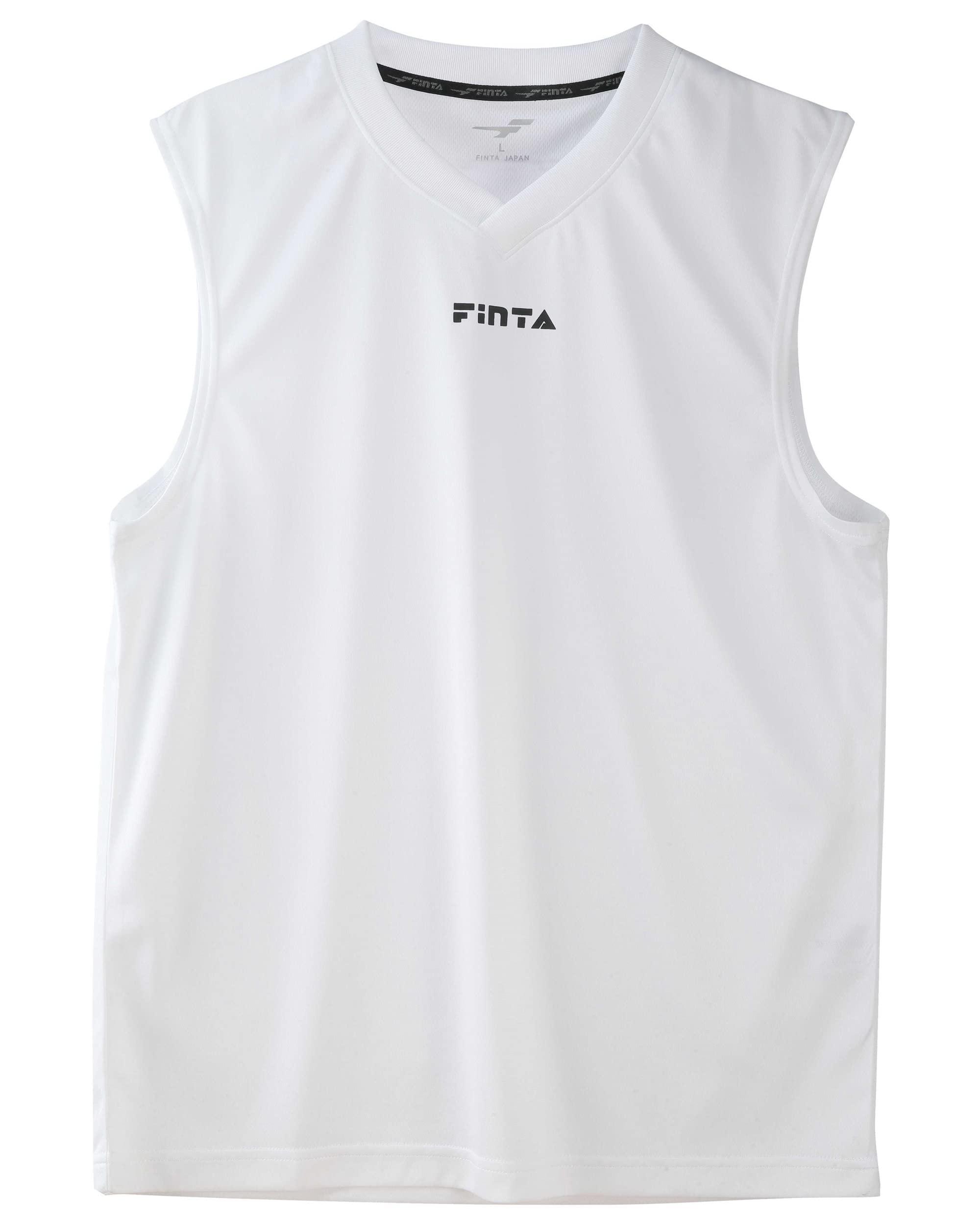 [FINTA] FINTA Soccer Futsal Men's Adult Size Sleeveless Mesh Inner Shirt FTW7033 (001) White L