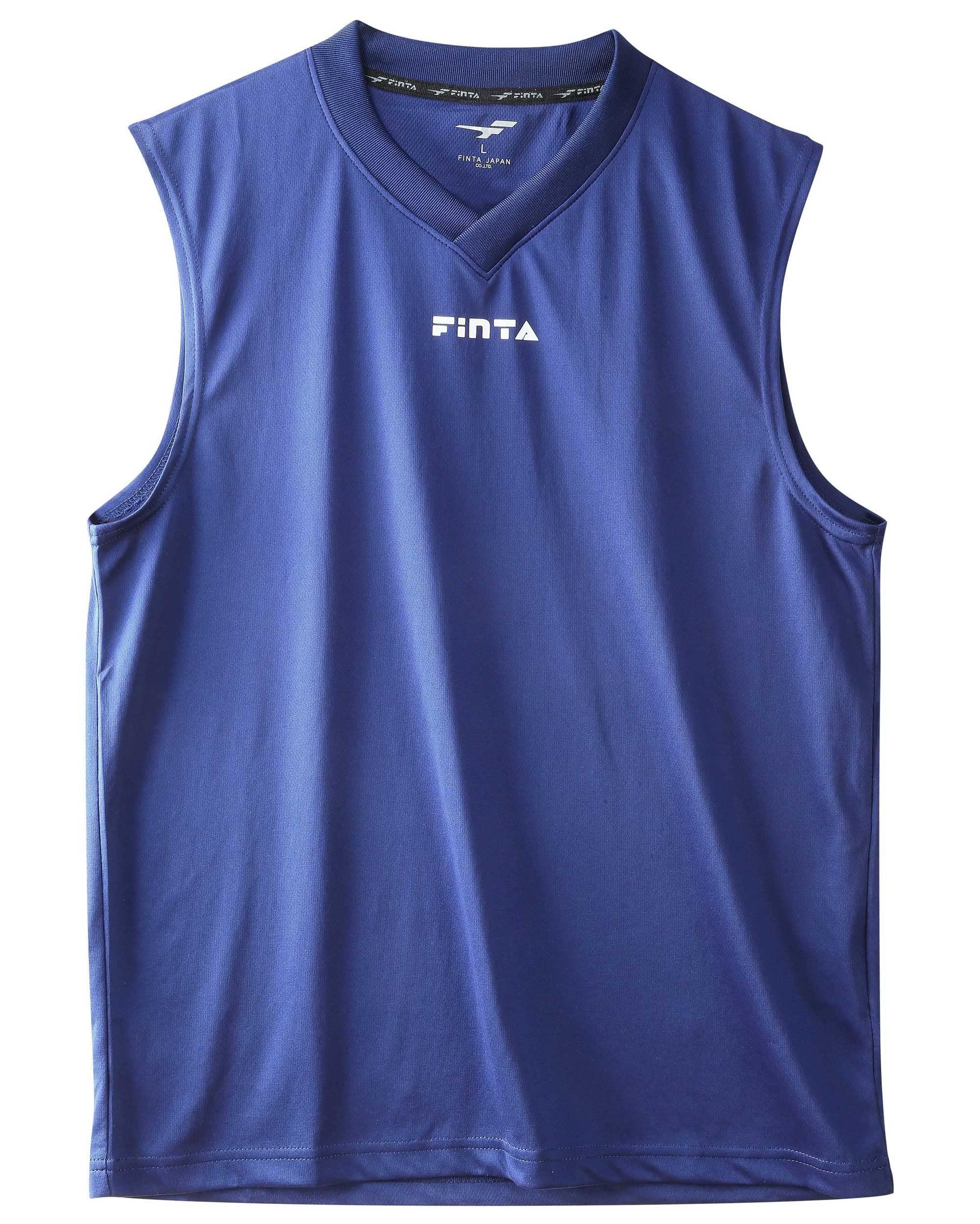 [FINTA] FINTA Soccer Futsal Men's Adult Size Sleeveless Mesh Inner Shirt FTW7033 (011) Navy L