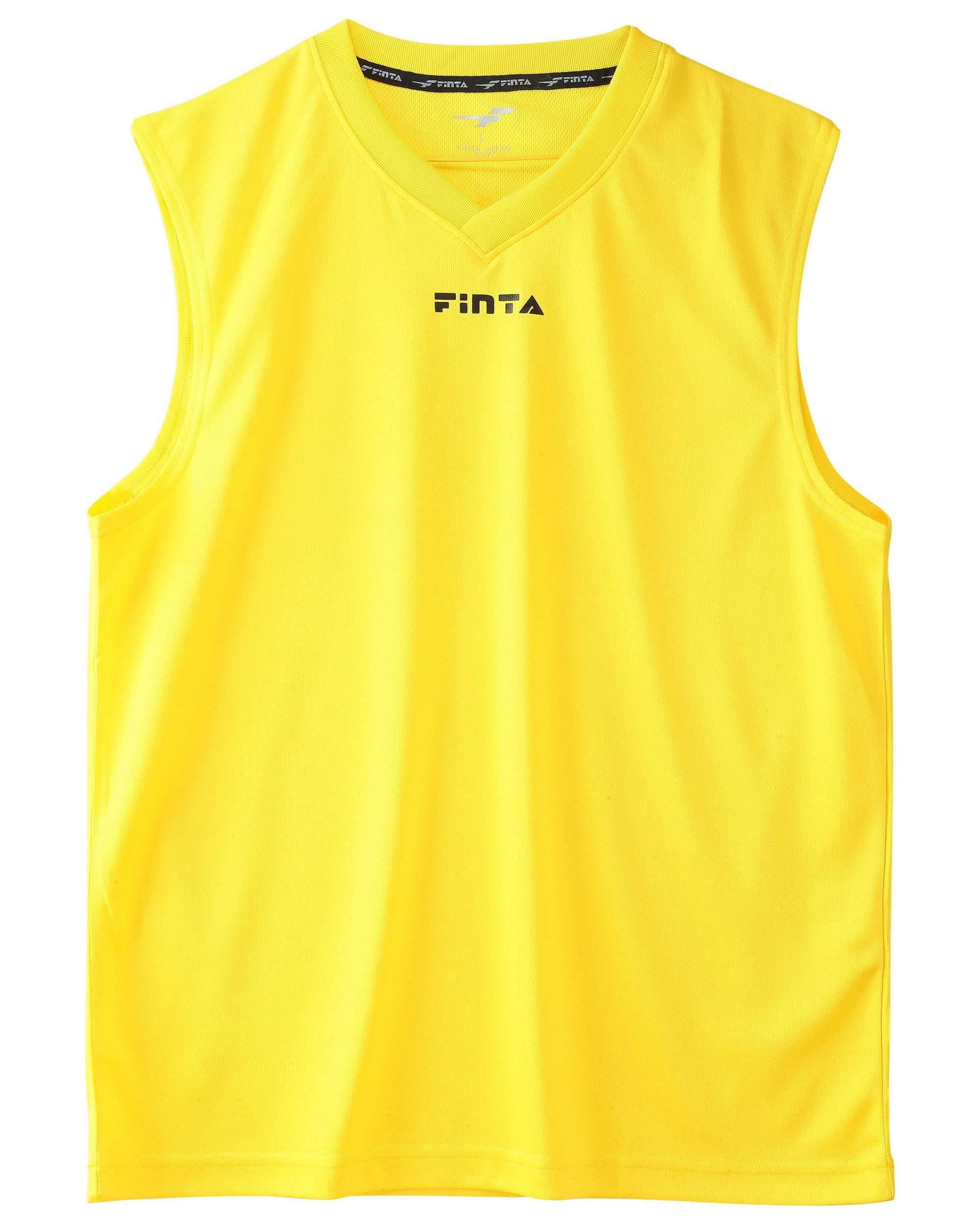 [FINTA] FINTA Soccer Futsal Men's Adult Size Sleeveless Mesh Inner Shirt FTW7033 (041) Yellow M