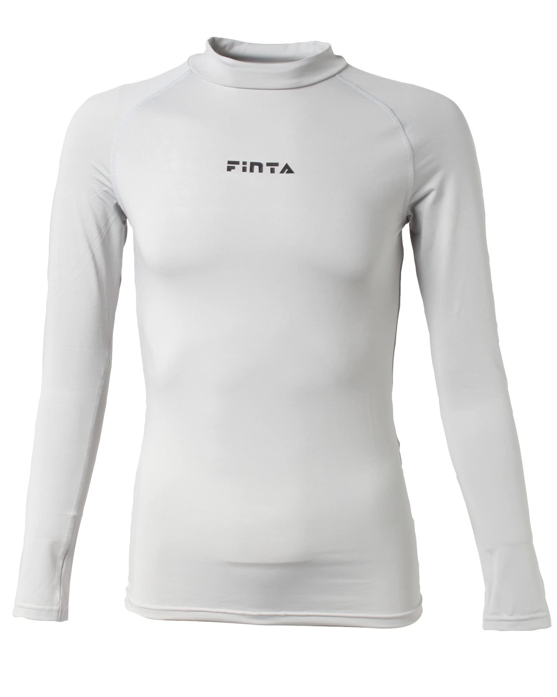 [FINTA] FINTA Soccer Futsal Junior Jr. High Neck Inner Shirt FTW7028 (003) Silver 150