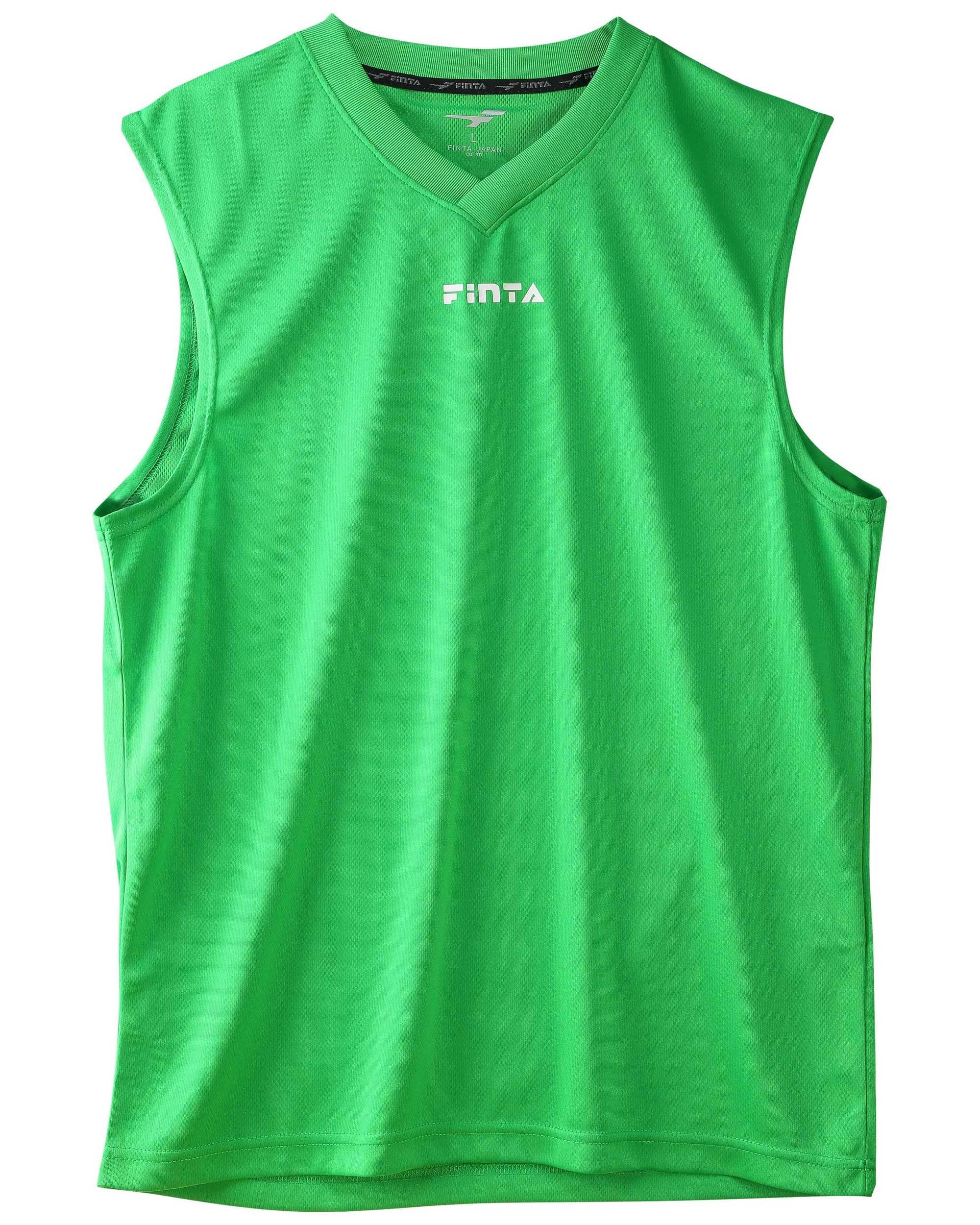 [FINTA] FINTA Soccer Futsal Junior Jr. Sleeveless Mesh Inner Shirt FTW7034 (031) Green 130