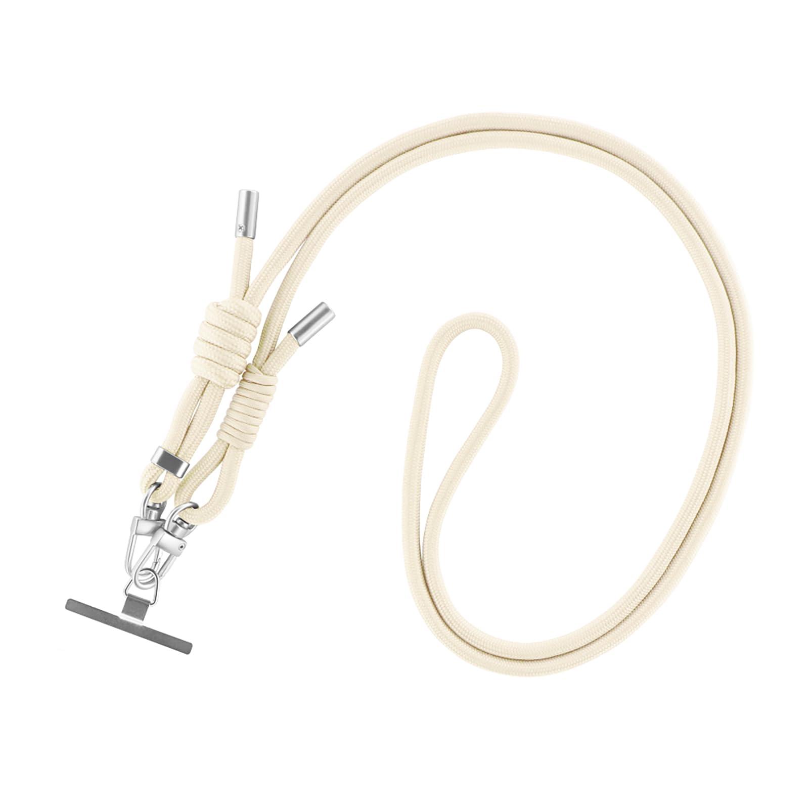 LEPLUS NEXT Smartphone (Universal) Shoulder Strap SHOULTY MULTI STRAP W-Hook Basic Type Milk White LN-SS18WH