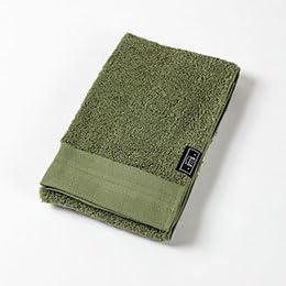 Kusunohashi Monori Double Star DOUBLE STAR TANTRO Face Towel 34cm×85cm Khaki 1-68265-31-MOGX5