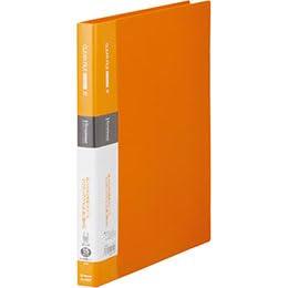 KING JIM Clear File A4 Refillable 15-Pocket Orange KJ-138SP-ORX5