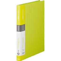 KING JIM Clear File A4 Refillable 15-Pocket Yellow-Green KJ-138SP-YGX5