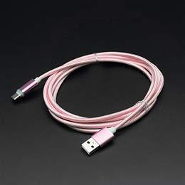 Japan Trust Technology Type-C Charging Cable 2m Pink JTINDTC-2M-PKX5