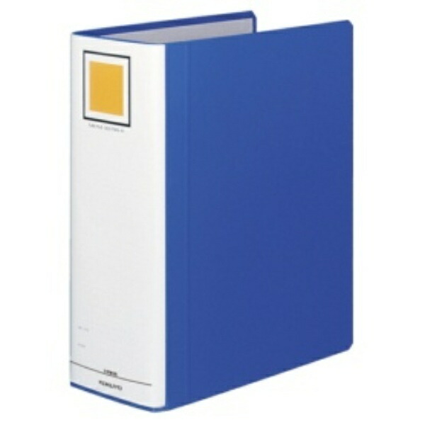 KOKUYO Pipe-Style File Eco Twin R Double-Opening A4 2-Hole 1000-Sheet Blue FU-RT6100B