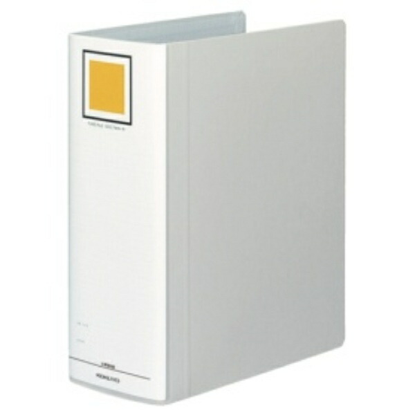 KOKUYO File Pipe-Style File Eco Twin R Double-Opening A4 2-Hole 1000-Sheet Silver F-RT6100C