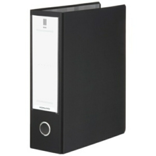 KOKUYO File Tube File NEOS A4 80mm 2-Hole Black FU-NE680D