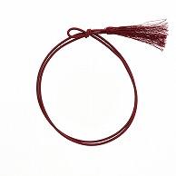 Shimojima Color Rubber Bands, Double-Layer, Single-Flower Knot, 58cm, Maroon, 50-Pack 001510113