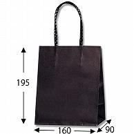 Shimojima Heiko Handle Paper Bag Smooth Bag 16-09 Black 16x9x19.5cm 25 Sheets 003155901