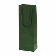 Heiko Handle Paper Bag Color Charm Bag Wine L Green 13x9x36cm 10 pieces