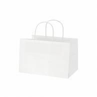HEIKO Paper Bag Oblong Bag 26-17 Plain White 20 Sheets