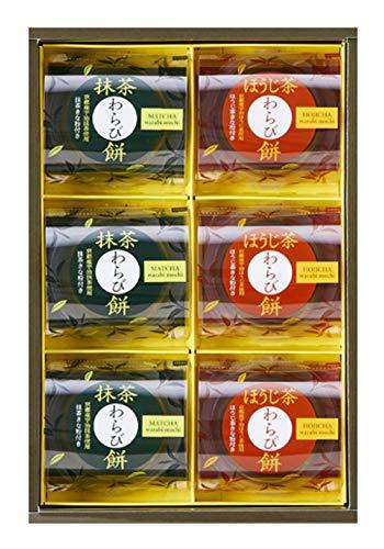 Nakajima Taishodo Uji Tea Warabi Mochi - Matcha and Hojicha - Size 6