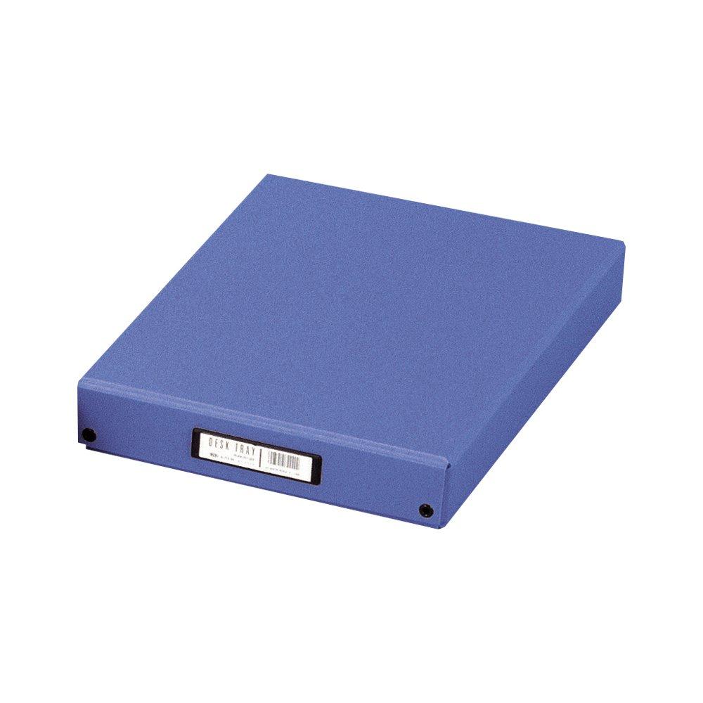 Rihitorabu Desk Tray Tool Box Document Storage B4 Blue A713B