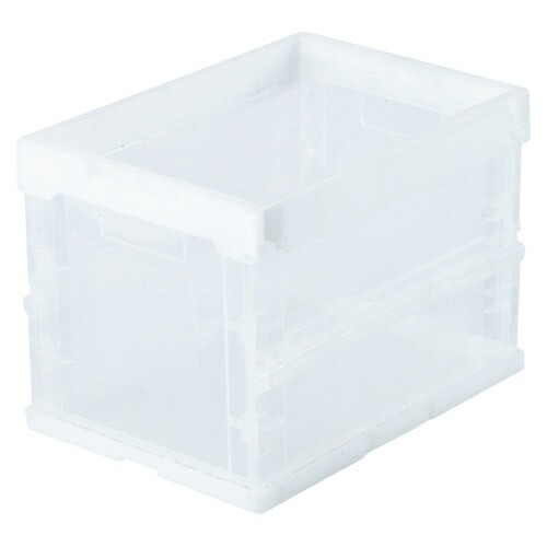 Iris Ohyama Container Folding Container Hard HDOC-20L Clear