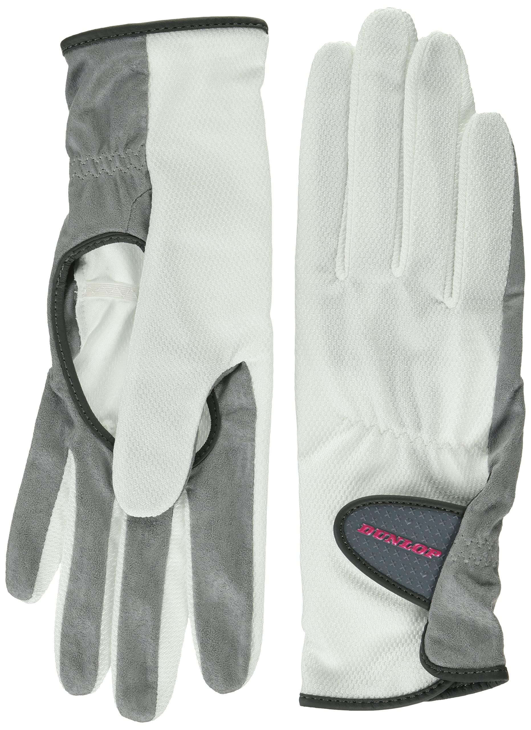 DUNLOP Tennis Gloves Pair White L TGG0116W