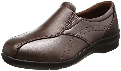 [Eve] Sneakers 4E Wide Fit Slip-On 21.5~25cm 196 Women's M Sepia C 22.0 cm