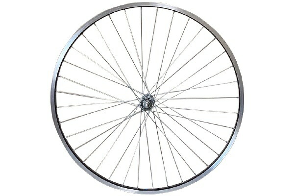 Asahi Cycle Aluminum Black Rim 700c Front Wheel XFB70