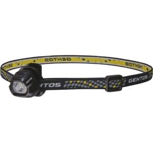 GENTOS LED Headlamp Compact Lightweight 32g Battery-Powered (CR2032) 20 Lumens HC-24BK Hiking Fishing Black