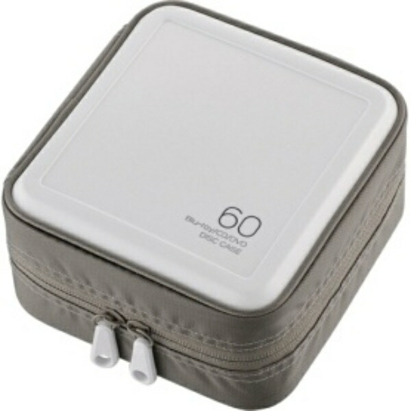ELECOM DVD BD CD Case Semi-Hard 60-Disc Capacity White CCD-HB60WH