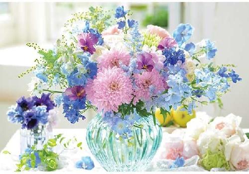 Breeze Melody Flower 300-Piece Jigsaw Puzzle (38×26cm) Made in Japan AppleOne 300-375