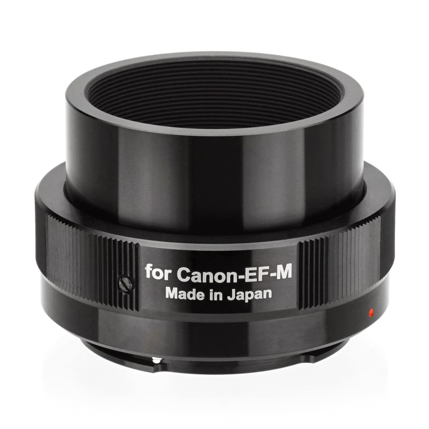 Kenko Telescope Accessory T-Mount Adapter II for Canon EF-M Mount Internal Anti-Reflection Black Coating Made in Japan 499818