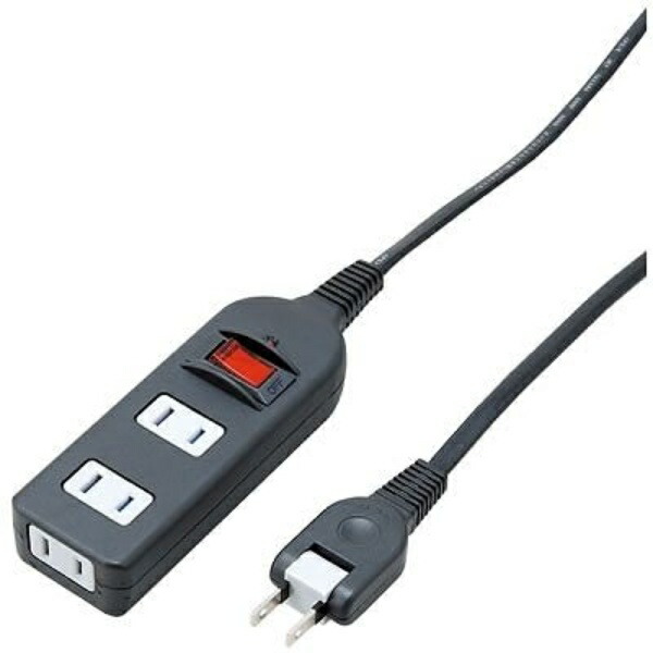 YAZAWA Noise Filter Tap with Centralized Switch, 3 Outlets, 5m, Black Y02BKNS315BK YAZAWA