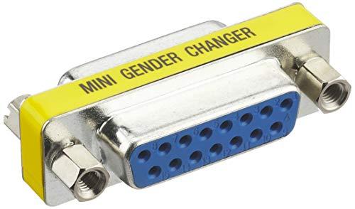 Sanwa Supply Gender Changer (D-sub 15-pin Female-to-Female) AD15S-FFK