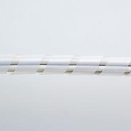 Sanwa Supply Cable Tie Spiral 2m Roll Inner Diameter 15mm White CA-SP15WN2