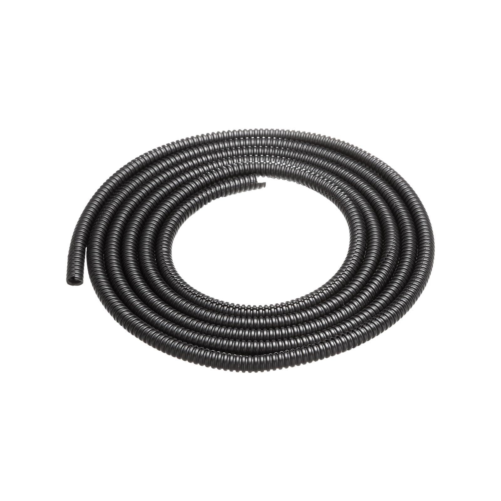 Sanwa Supply Corrugated Tube (Black, 2m Roll, Inner Diameter 5.6mm) CA-301