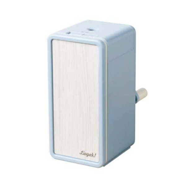 Sonic Pencil Sharpener Livigaku Toppin Manual Pencil Sharpener Vertical Slim Type Blue LV-4635-B