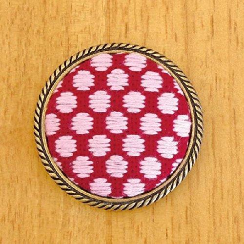 Olimpas Silk Kogin Kit Brooch Wine 33