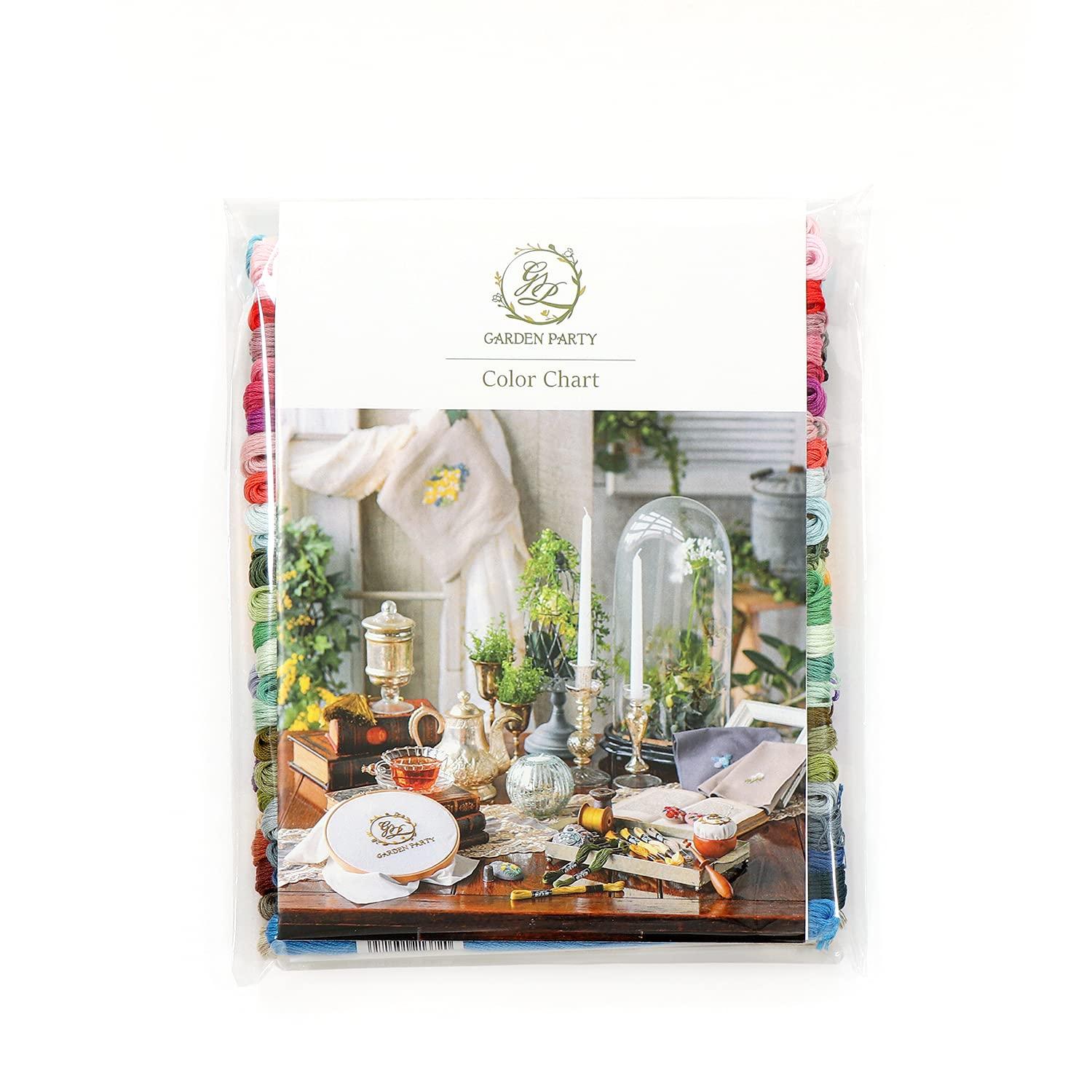 Olimpas Seishi GARDEN PARTY Embroidery Thread Set with Spool GP-50B