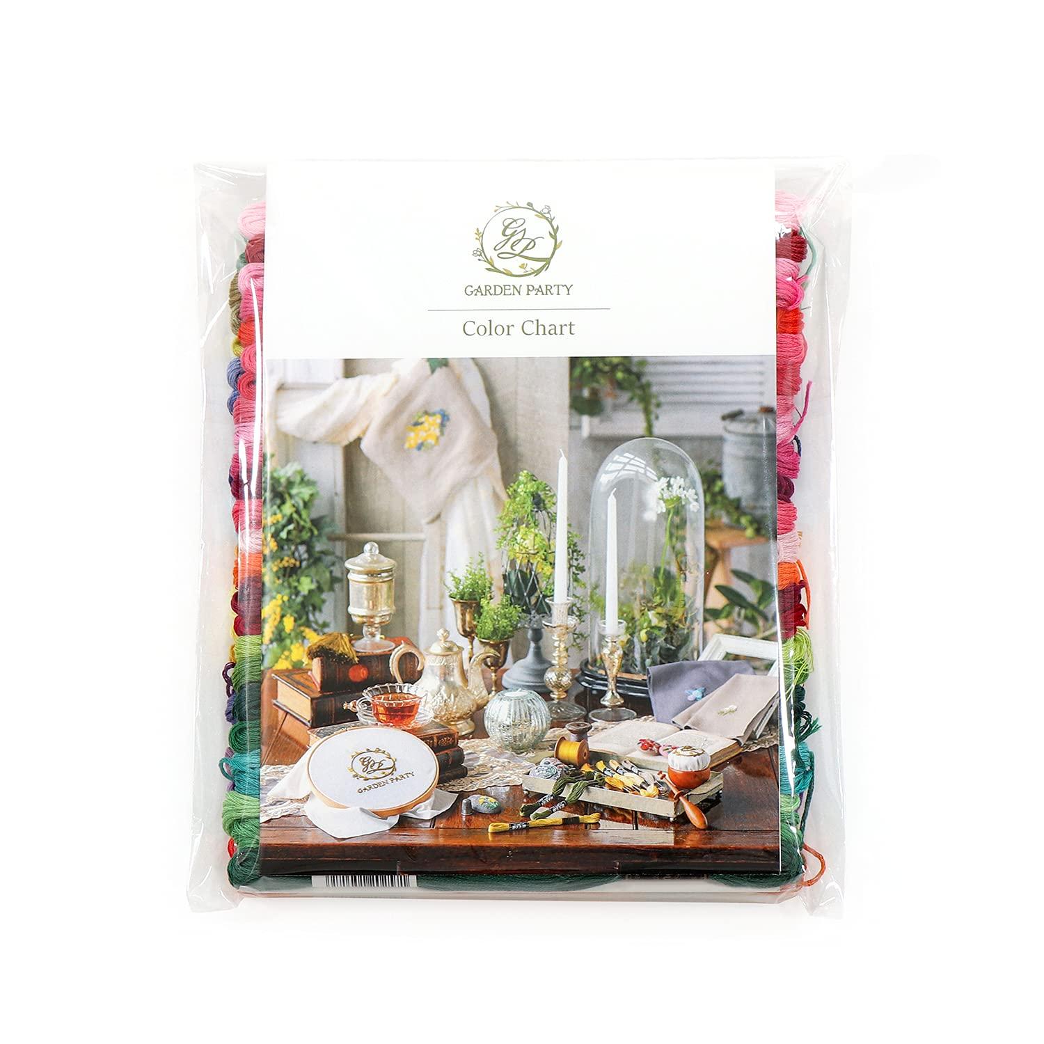 Olimpas Seishi GARDEN PARTY Embroidery Thread Set with Spool GP-50C