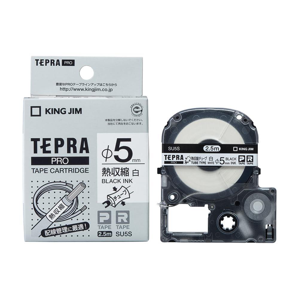 Kingjim Tape Cartridge Tepla PRO Heat Shrink Tubing SU5S