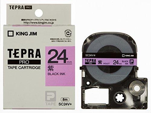 King Jim Tape Cartridge Tepla PRO SC24V 24mm Purple