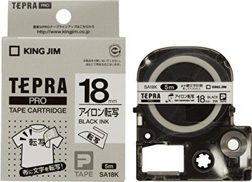 Kingjim Tape Cartridge Tepla PRO Iron-on Transfer Tape 18mm SA18K