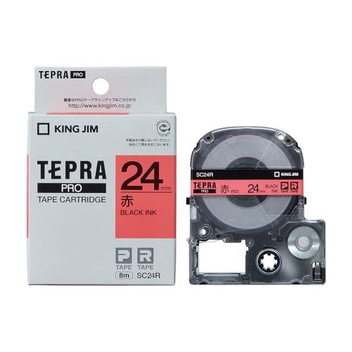 King Jim Tape Cartridge Tepla PRO 24mm SC24R Red