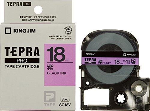 King Jim Tape Cartridge Tepla PRO SC18V Color Label