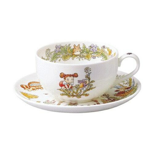 Noritake Milk Tea Cup & Saucer 325cc My Neighbor Totoro: Dandelion Edition Microwave Safe 1 Set Bone China T97285A/4660-2