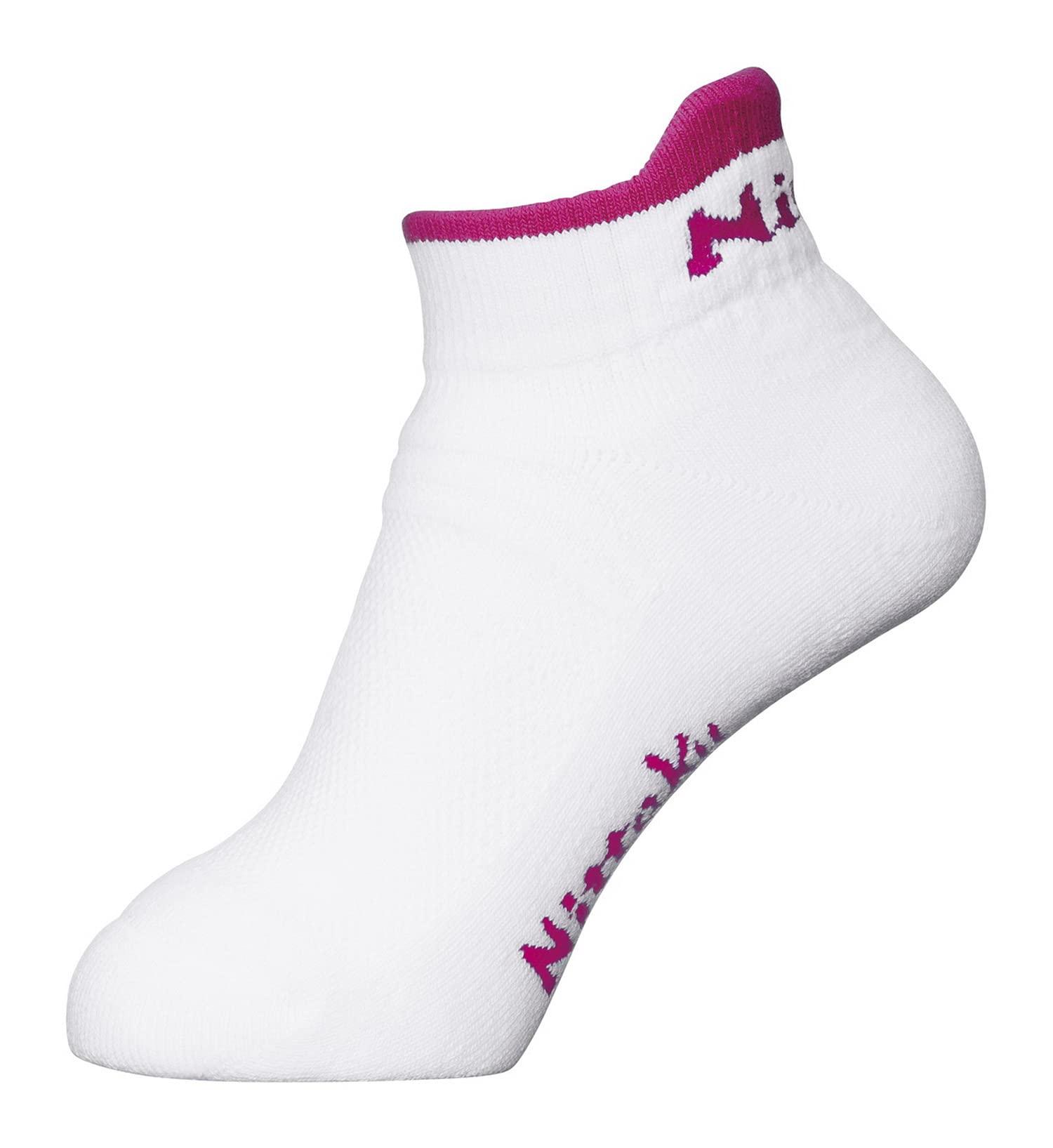 Nittaku Table Tennis Unisex Socks Short Fit Match Socks NW-2952 Pink M (22.0~25.0cm)
