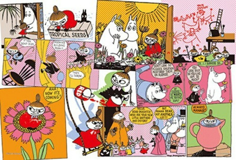 Yanoman 300-Piece Jigsaw Puzzle: Moomin MOOMIN Mischievous Little My Ver.2 (26x38cm) 03-877 Includes: Piece Request Postcard, Glue, Spatula, Service Card, Jigsaw Puzzle Instructions