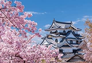 Yanoman 108-Piece Jigsaw Puzzle Large Pieces Japanese Scenery: National Treasure Hikone Castle and Cherry Trees, Shiga (26x38cm) 01-2087 Includes: Piece Request Postcard, Glue, Spatula, Service Card, Jigsaw Puzzle Instructions