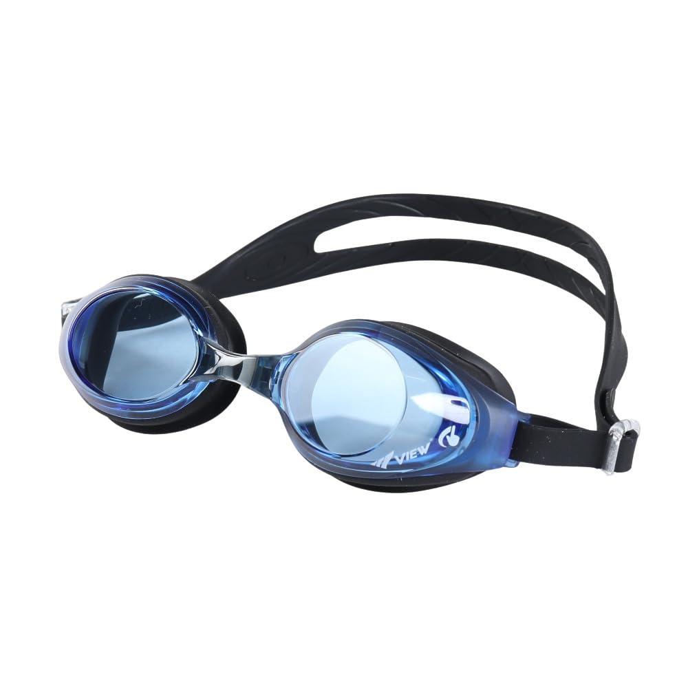 [View] Tabata Swimming Goggles Silicone Goggles Swipe V630ESA BLBK (Blue × Black/FF/Men's, Lady's)