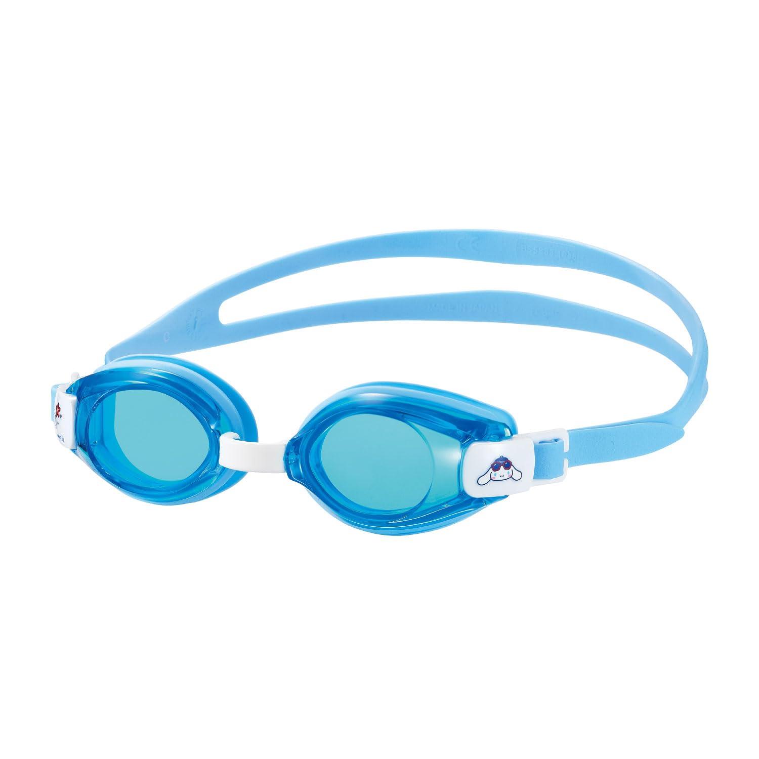 [Swans] Made in Japan Swimming Goggles SW-CR SKBL Sky Blue Anti-Fog Cinnamon Roll Kids' Size 3-8 Years UV Protection