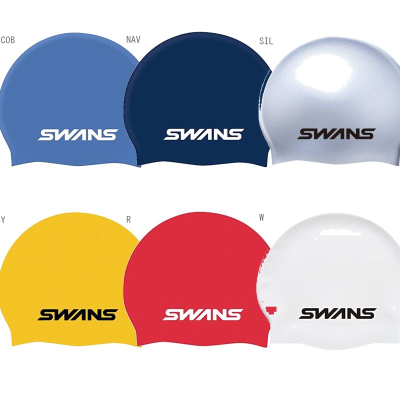 SWANS Swim Cap Silicone Cap SA7 Yellow (Y)