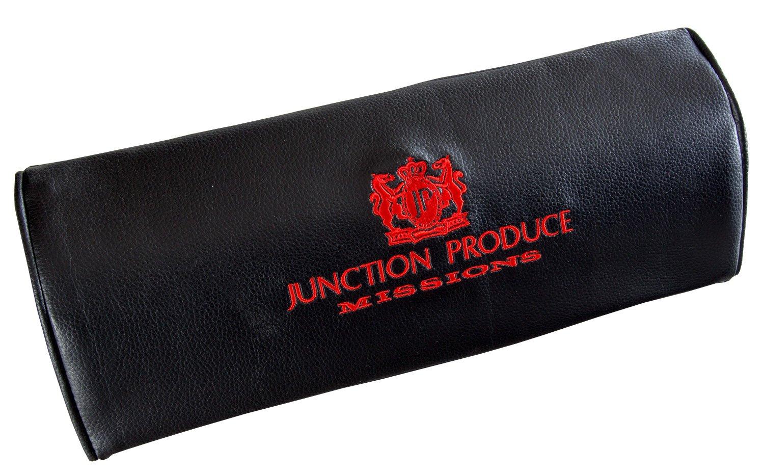 JUNCTION PRODUCE MISSIONS Embroidered Logo Hip Pad Seat Cushion Black × Red GM227714