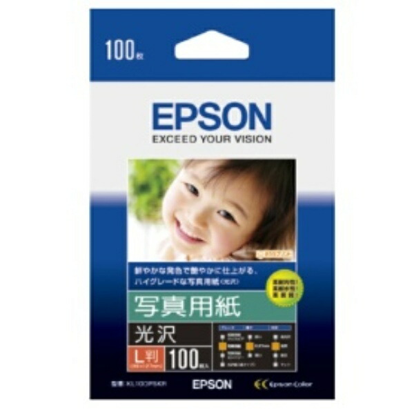 EPSON Photo Paper [Glossy] L Size 100 Sheets KL100PSKR