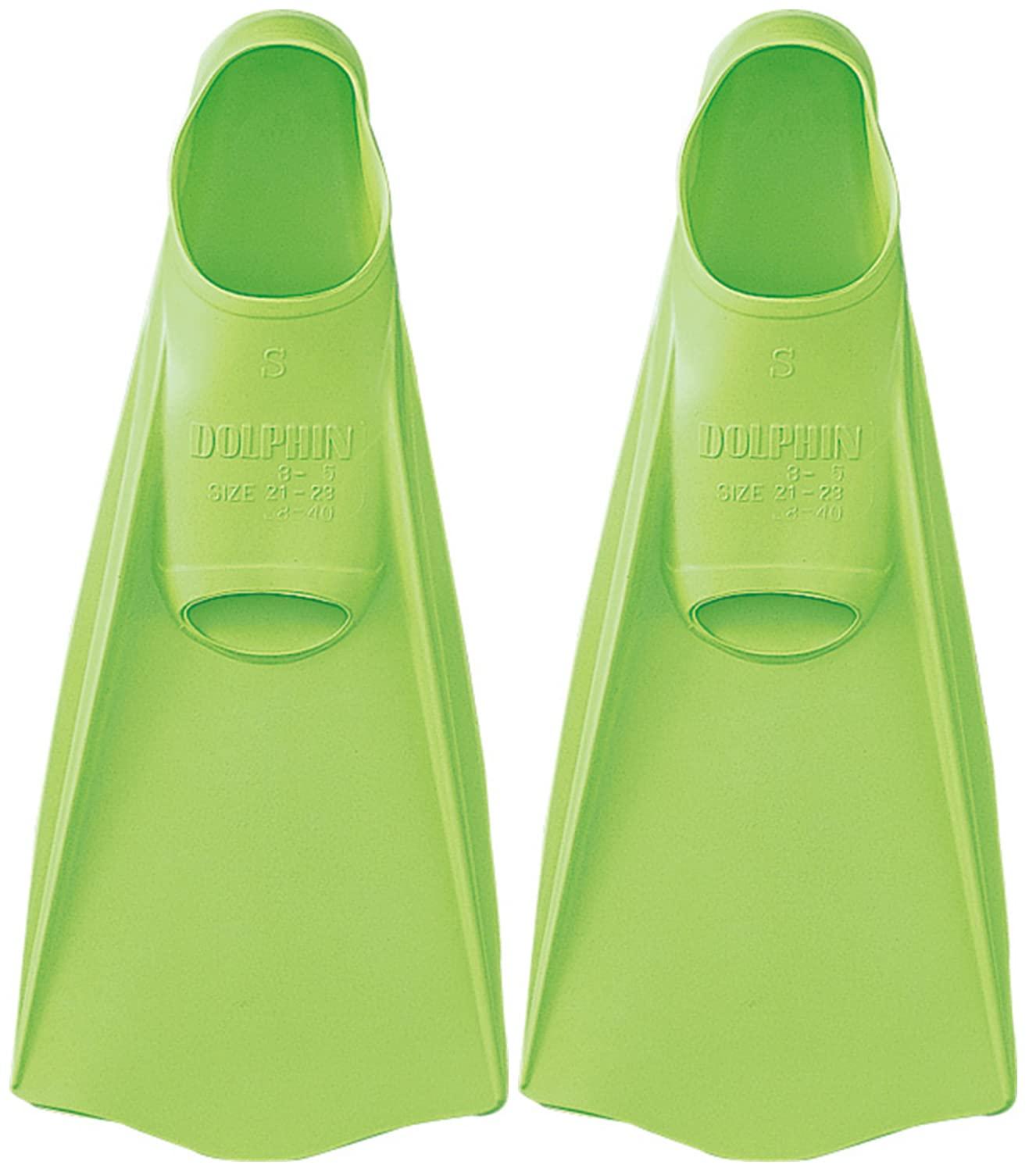 AQA Marine Sports Fins Dolphin Color Flash Green (76) M KF2118K
